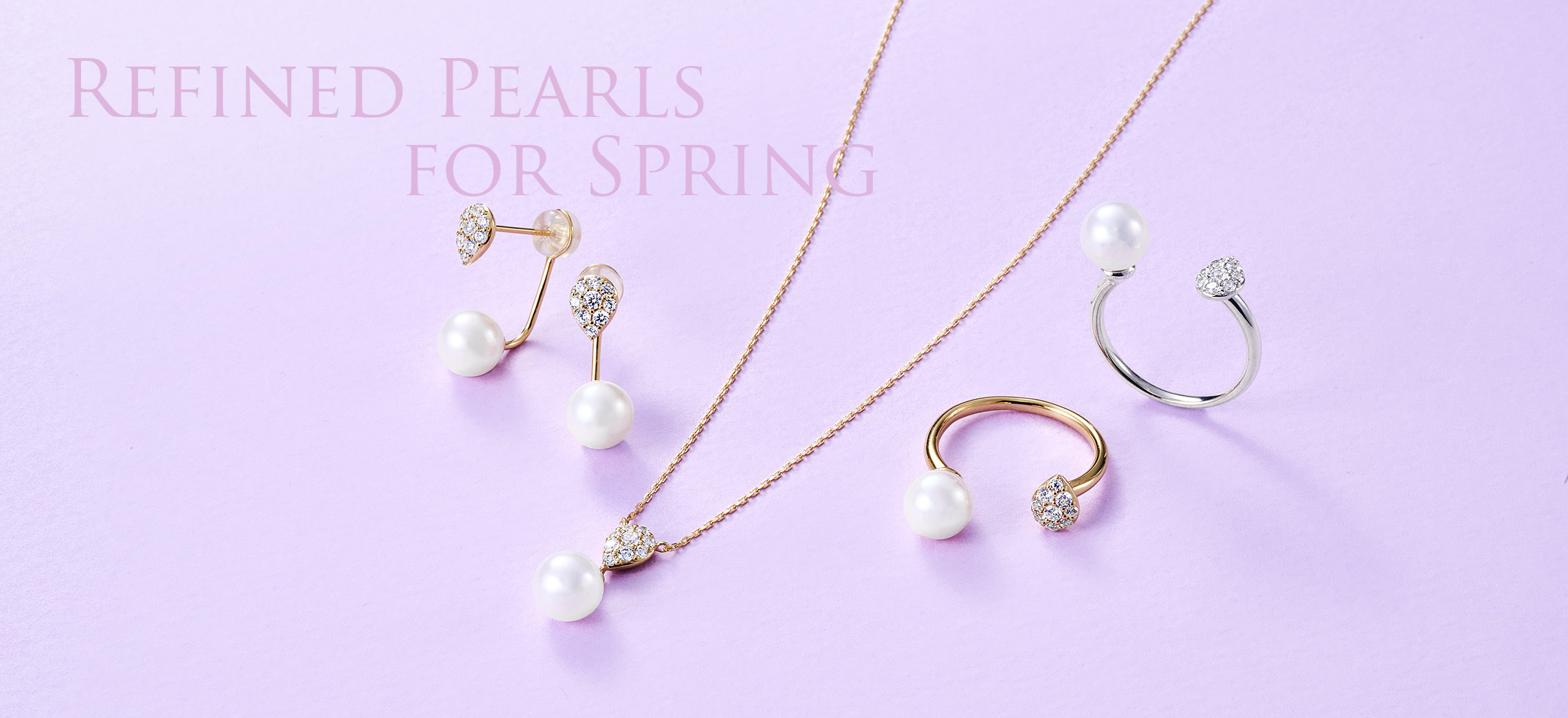 思い出のジュエリーに新しい輝きを A NEW SPARKLE FOR MEMORABLE JEWELRY あの時の思い出は色褪せず、今の時代に合わせた再加工を。